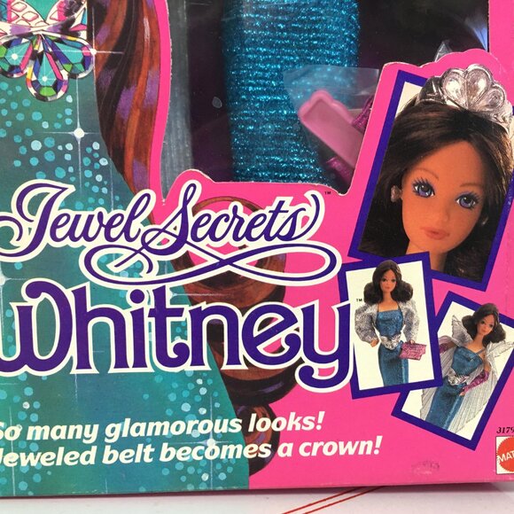 1986 Mattel Barbie "Jewel Secrets Whitney" Doll - NIB - Picture 3 of 5